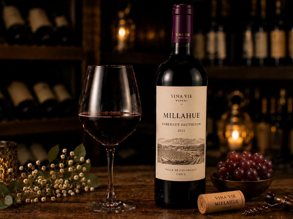 Красное Вино VIÑA VIK WINERY   - Millahue - Cabernet Sauvignon- Chile
