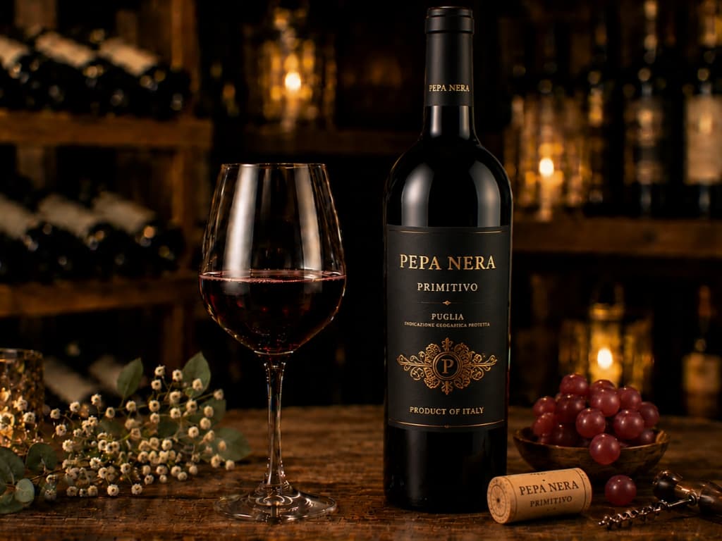 Красное Вино pepa nera primitivo 
