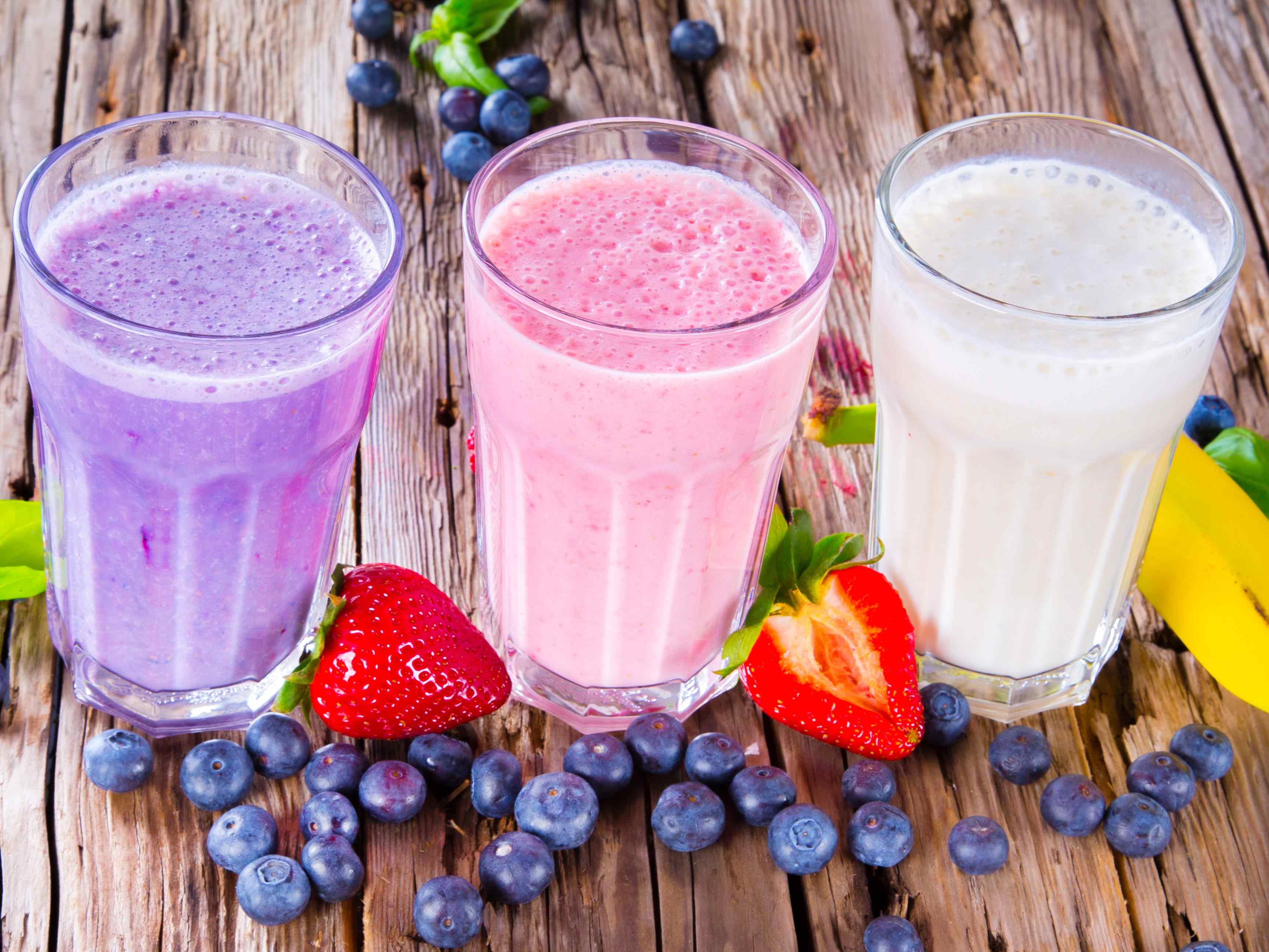 Молочный коктейль банан