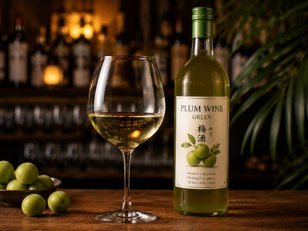 Бокал Сливового Вина Plum Wine Green