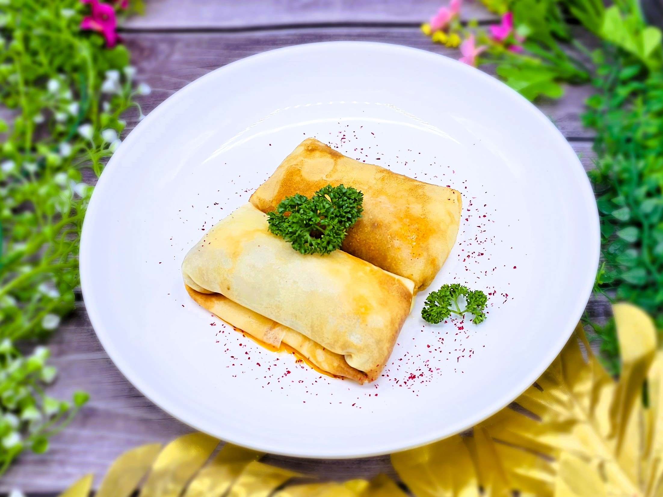 Блины с мясом